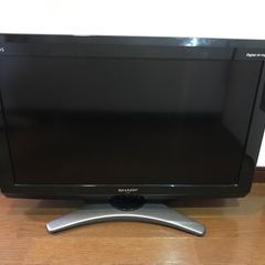 SHARP 26センチ テレビ (動作確認済み) 無償でお譲りします