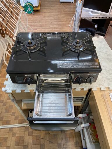 ☆【リンナイ】ガステーブル 都市ガス 2021年製 [NTM34BKL] 【3ヶ月