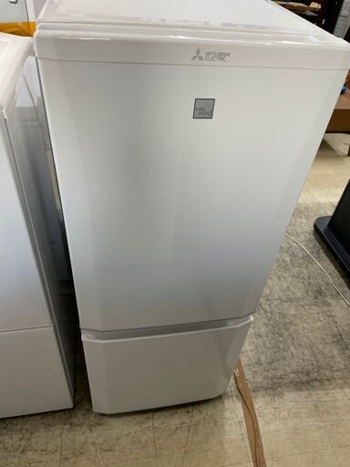 高年式美品!!　冷蔵庫　No.3342　2020年製　三菱　146L　MR-P15EE-KW1　【リサイクルショップどりーむ荒田店】