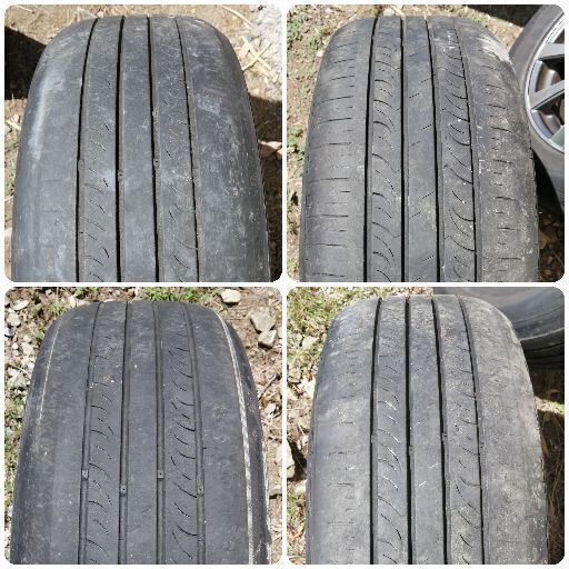 ◆DUNLOP ROZEST SJ 17インチ✕7Jアルミホイール◆NEXEN CP672 215/60R17◆PCD114.3◆5穴◆アルミホイール4本セット◆アルファード・エリシオン・エルグランド等◆