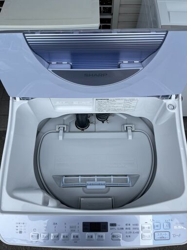 洗濯乾燥機 シャープ ES‐TX550 2016年製 5.5kg【3ヶ月保証★送料に設置込】自社配送時代引き可※現金、クレジット、スマホ決済対応※