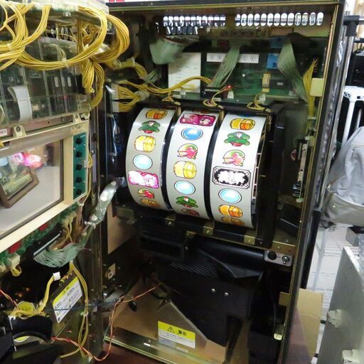 パチスロ実機 4号機 初代 吉宗S ラブリーパネル コイン不要機