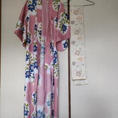 浴衣、洗える着物、長襦袢、帯、小物セット他。