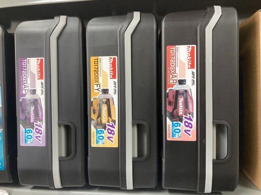 新品特価★makita マキタ 18V 充電式 インパクトドライバ TD172DGX イエロー レッド パープル  6.0Ah