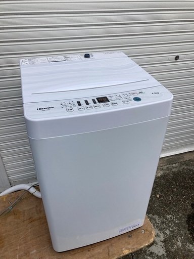 ハイセンス HW-T45D 4.5kg 全自動洗濯機 2021年製