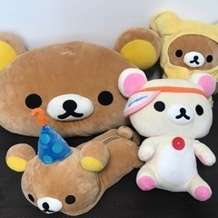 リラックマ コリラックマ ぬいぐるみ 4体セット