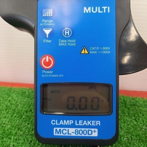 通電確認のみ、未校正品 MULTI MCL-800D デジタルクランプリーカー