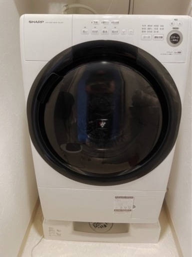 【極美品】SHARP ES-S7Fドラム式電気洗濯乾燥機   2022年製