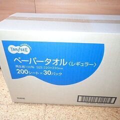 ペーパータオル レギュラー 日本製 200枚×30パック
