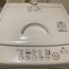 【8/29 本日限り募集】無印  洗濯機  4.5kg