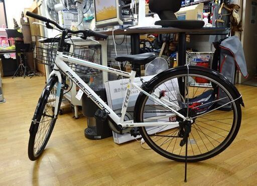 クロスバイク 7段変速 プレシジョン TRG タイヤサイズ 700X35C レッド