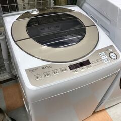 洗濯機 シャープ ES-KSV9D-N 2019年製 ※動作チェ...