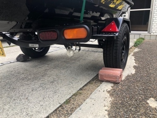 ☆☆☆　整備済！！スパルタン軽トレーラ　このまま持ち込み車検OK　☆☆☆ 軽トレーラー 車検たっぷり 書類あり