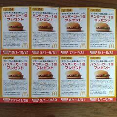 値下げ☆マックハンバーガー無料券