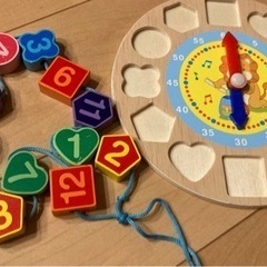 時計 型はめ 知育玩具