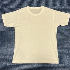 【UNIQLO】Tシャツ_白、L、薄い生地