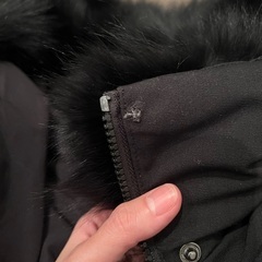 モスキーノダウン　ヒョウ柄