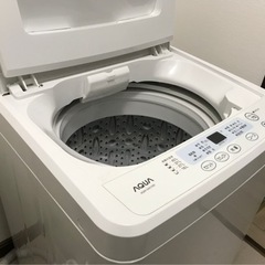 【決まりました】AQUA 洗濯機 4.5㎏