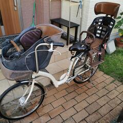 （受付終了）Petit Maman　子供（前後乗せ）自転車