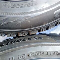 UP アップ VW☆美品☆VW純正 UP純正 ワーゲン UP!【富山】スタッドレス