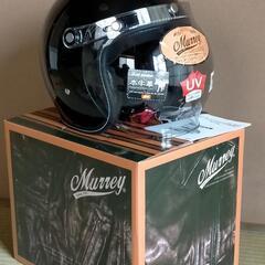 Murrey MR-70 ジェットヘルメット/ブラック　Mサイズ