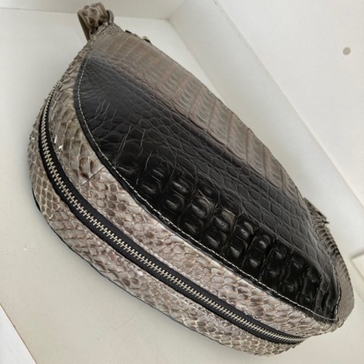 VERDEVELEN社 Maam ELEGANCE パイソン/カイマン ショルダーバッグ タグ