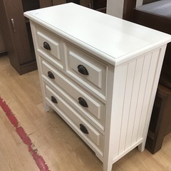 【トレファク神戸新長田】ホワイトの3段チェスト入荷しました！!!！【取りに来れる方限定】