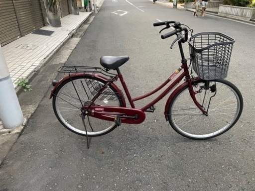 自転車　(赤)