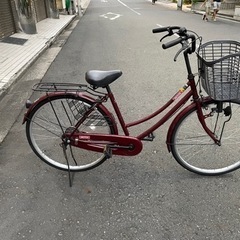 自転車　(赤)