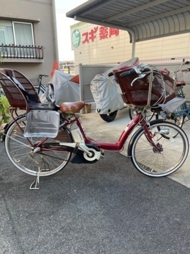 ブリヂストン　3人子供乗せ電動自転車