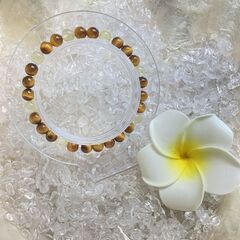 　タイガーアイ・ルチルクォーツ　6ｍｍ　ブレスレット