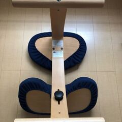 姿勢矯正椅子　バランス イージー(通常シリーズ・カバー付き・ネイビー）