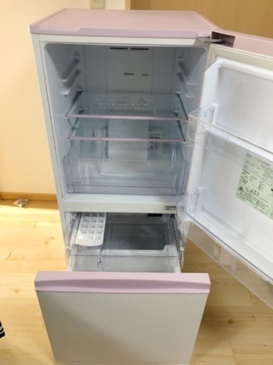 冷蔵庫 AQUA ホワイト×ピンク 美品