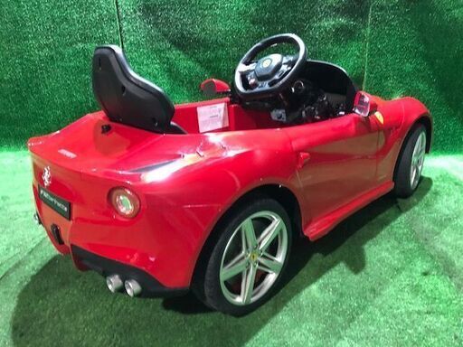 ★愛知発 RASTAR フェラーリ Ferrari F12 berlinetta ベルリネッタ 電動乗用玩具 ラジコンカー レッド 中古品 直接引取りのみ