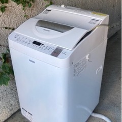 シャープ　縦型洗濯乾燥機