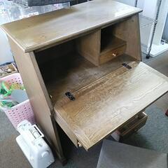 ☆41☆ 民芸家具 旭川家具 ライティングデスク ブラウン系 札幌 