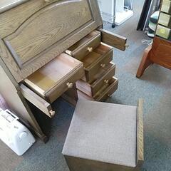 ☆41☆ 民芸家具 旭川家具 ライティングデスク ブラウン系 札幌 