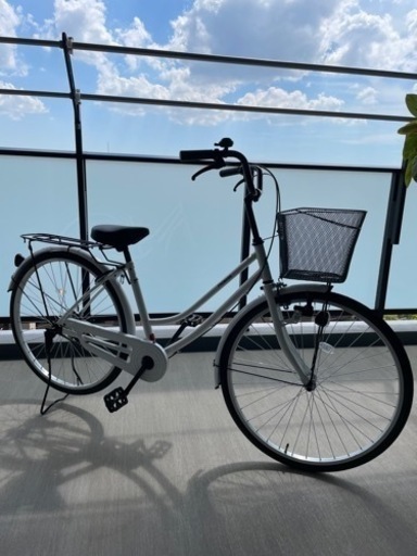自転車 自転車シティサイクル26インチ(ほぼ新車)