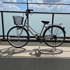 自転車シティサイクル26インチ(ほぼ新車)