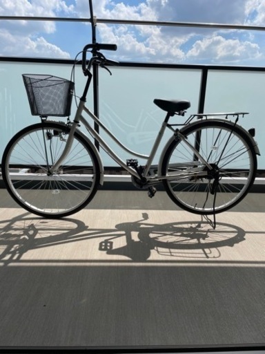 自転車 自転車シティサイクル26インチ(ほぼ新車)
