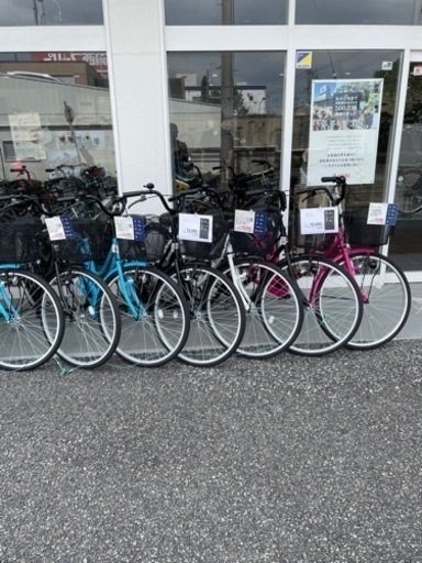 自転車 自転車シティサイクル26インチ(ほぼ新車)