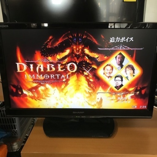 △シャープ　テレビ　LC-22K20