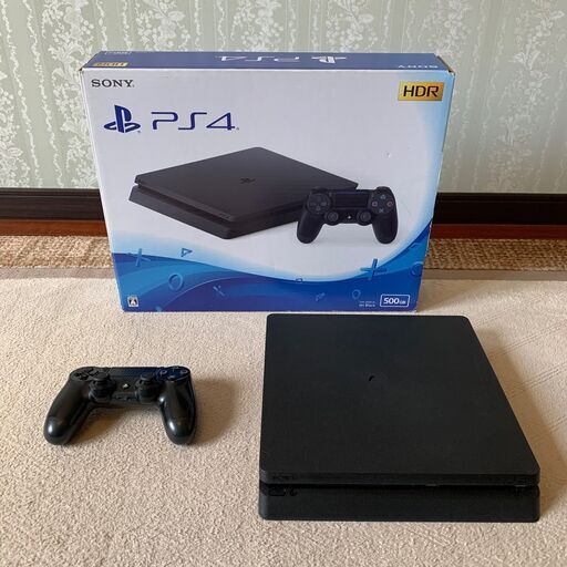 プレイステーション4 PS4 CUH-2100BB01 外箱・ヘッドセット付き