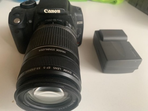 【取置依頼有】Canon EOS KISS digital N ＋　EF S 55-250 f4-5.6