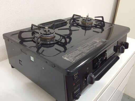 9/5受渡済)YJT5128【Paloma/パロマ ガスコンロ LPガス】極美品 2020年製