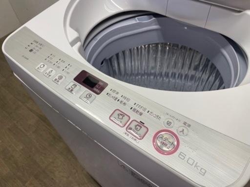 082902 シャープ洗濯機 6.0kg2015年製