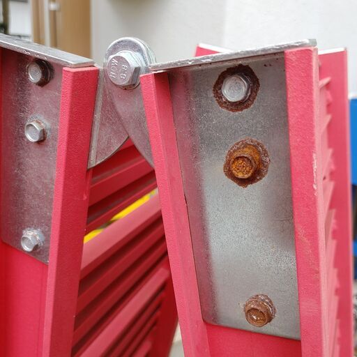 更に値下げ【アルミラダー◇折り畳みスロープ4本】オートバイ・バイク