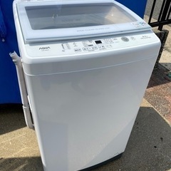 超お薦め品‼️分解洗浄済み‼️インバーター搭載‼️AQUA洗濯機8kg 2021