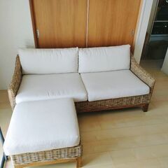 ソファ　オットマン付き【最終値下げ！！】