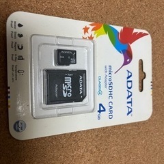 マイクロSDHCカード　4GB